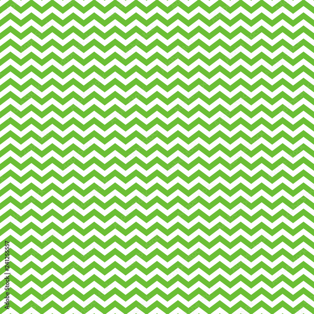 Chevron Seamless Pattern - Small lime green and white chevron or zig zag pattern