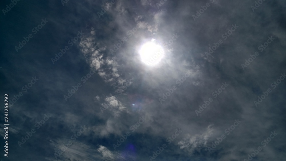 Obraz premium dramatic sky with clouds