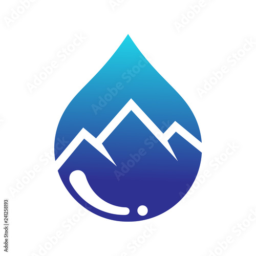 fresh water from mountain logo