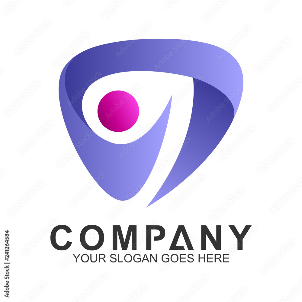 people letter D logo design, wellness symbol, charity and care icon people letter D logo design, wellness symbol, charity and care icon