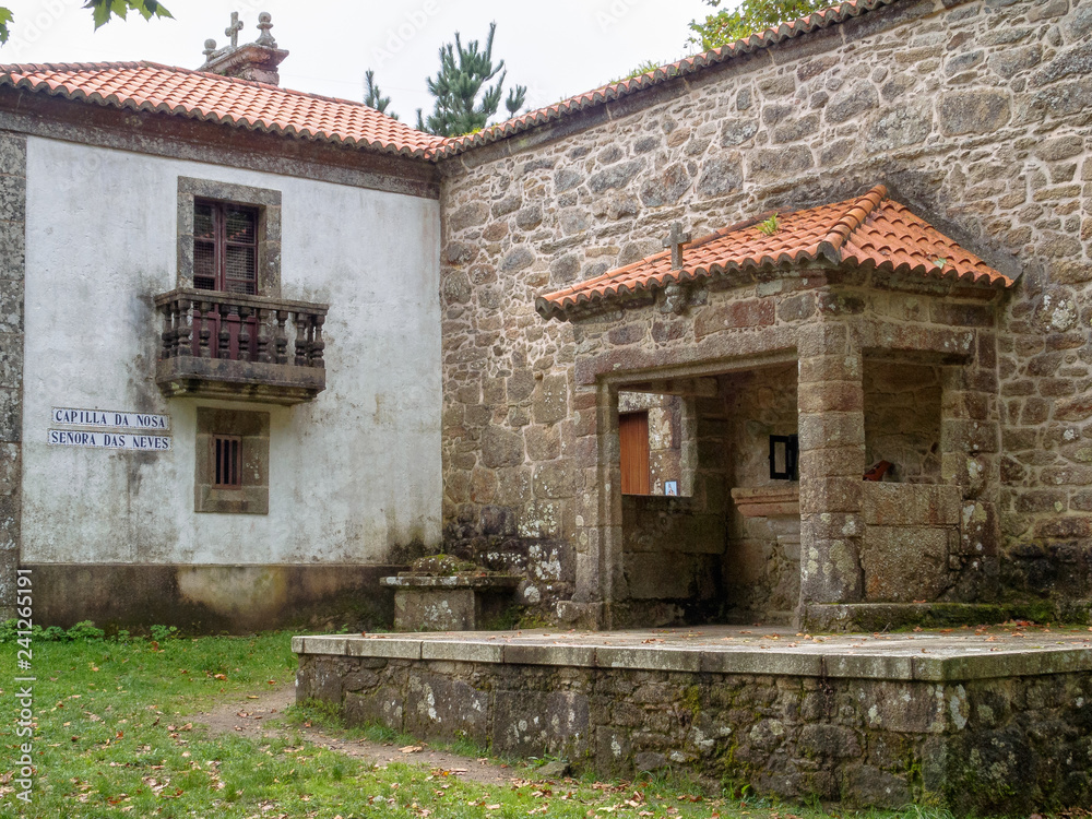 Chapel to Our Lady of the Snows (Spanish: Capilla de Nuestra Señora de las Nieves; Galician: Capilla da Nosa Señora das Neves) - Buxantes, Galicia, Spain Chapel to Our Lady of the Snows (Spanish: Capilla de Nuestra Señora de las Nieves; Galician: Capilla da Nosa Señora das Neves) - Buxantes, Galicia, Spain