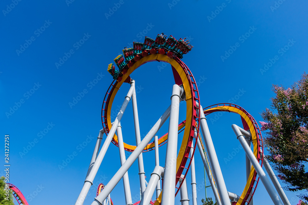 Silver bullet roller coaster hi-res stock photography and images