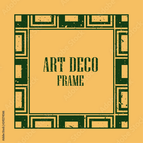 Art Deco Vintage Frame © Paykvector