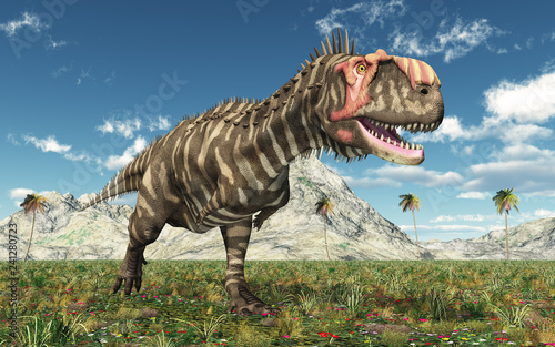 Fototapeta Naklejka Na Ścianę i Meble -  Dinosaur Rajasaurus