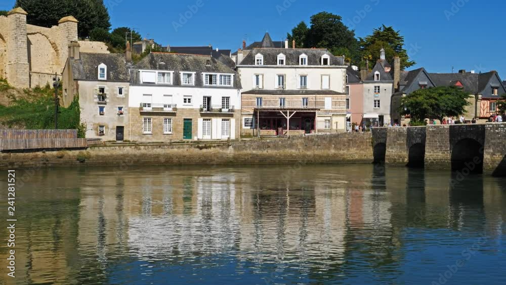Saint Goustan, Morbihan, Brittany, France. The traditional harbor of Saint Goustan Saint Goustan, Morbihan, Brittany, France. The traditional harbor of Saint Goustan