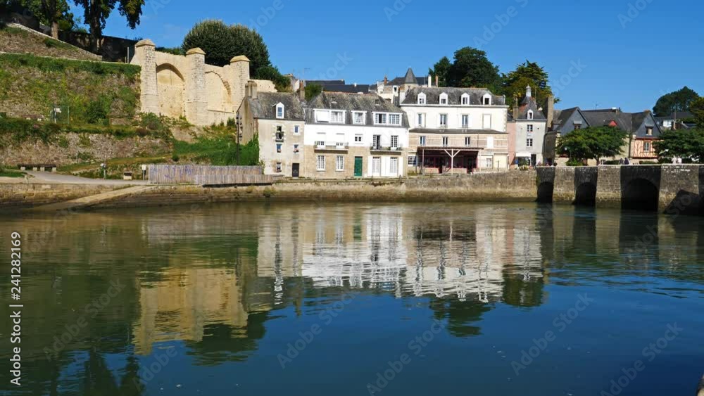 Saint Goustan, Morbihan, Brittany, France. The traditional harbor of Saint Goustan Saint Goustan, Morbihan, Brittany, France. The traditional harbor of Saint Goustan