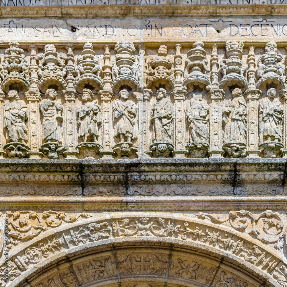 Obraz premium Architecture detail in Santiago de Compostela, Spain