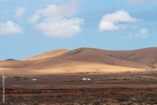 Fuerteventura mountains landscape  Canary  Spain