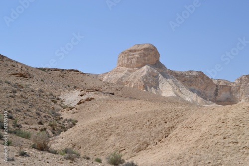 The Negev desert, Nahal Tzin and Ein Avedat by Sde Boker in Southern Israel