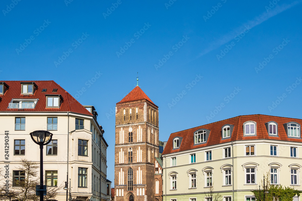 Blick auf die Östliche Altstadt von Rostock