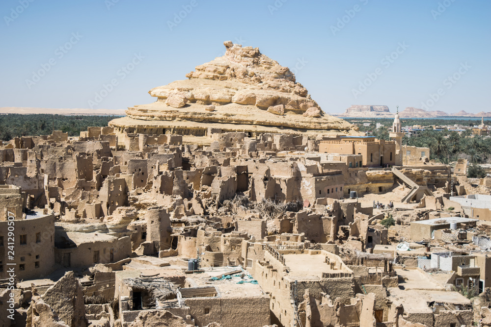 Fortress of Shali (Schali ) the old Town of Siwa oasis in Egypt