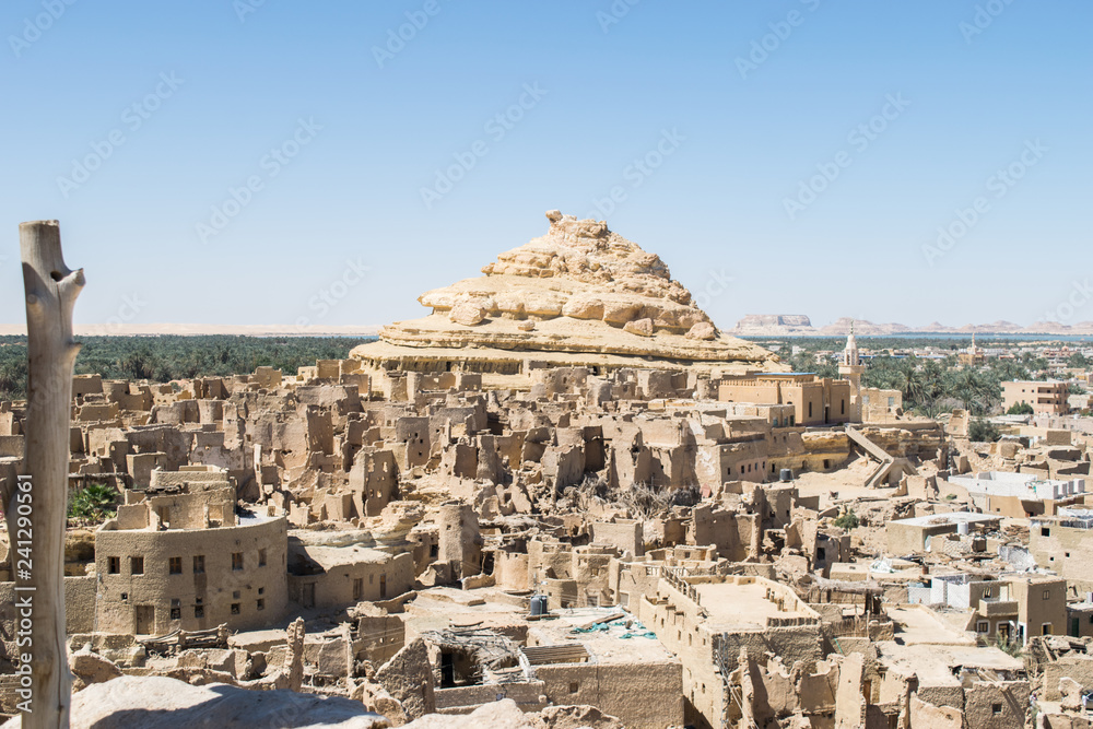 Fortress of Shali (Schali ) the old Town of Siwa oasis in Egypt