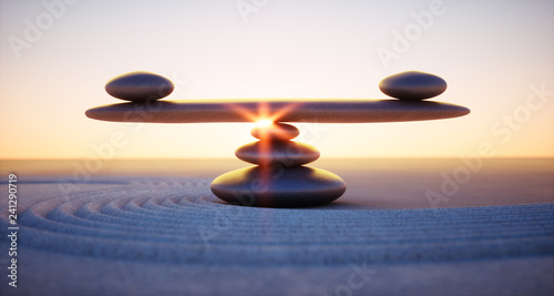 Fotografia, Obraz Balance - Mediation - Ruhe