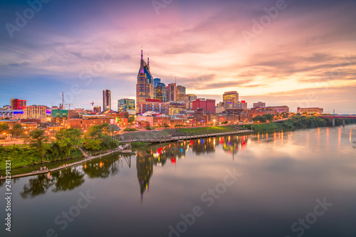 Nashville, Tennessee, USA downtown cityscape