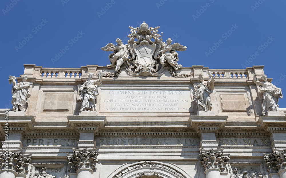 Trevi Fountain in Rome, Italy