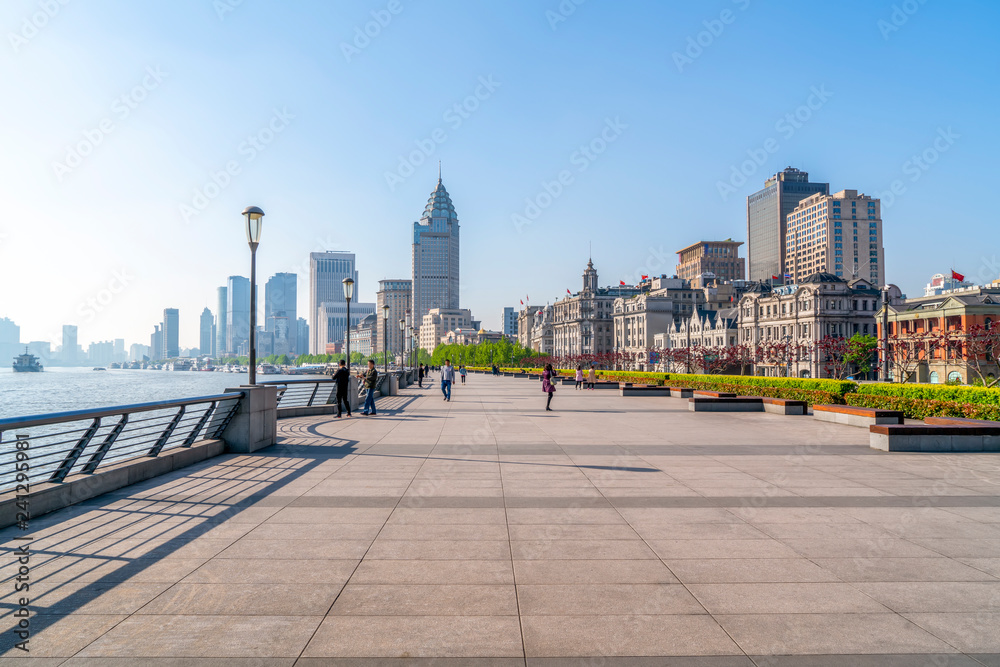 Naklejka premium Bund Architecture in Shanghai