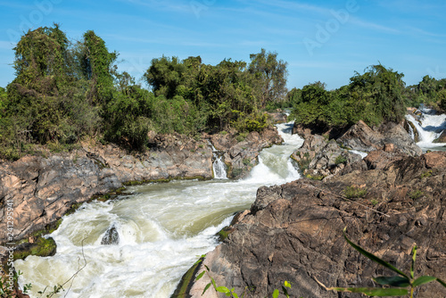 Laos - Nakasong - die 4000 Inseln - Liphi Wasserfälle (Somphamit) photo