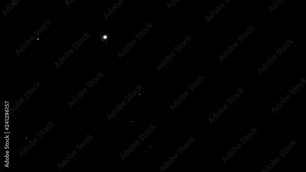 Fireworks on black night sky in slow motion. Fireworks on black night sky in slow motion.
