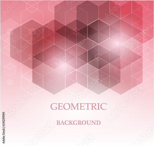 Dark Red vector blurry hexagon texture. Shining colored illustration in a Brand new style.