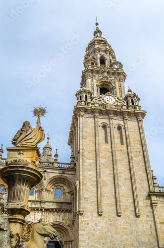Cathedral of Santiago de Compostela, Spain © vli86