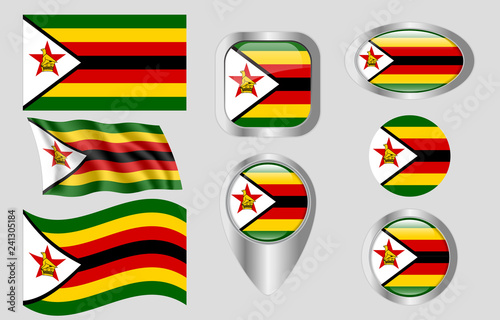 Flag of Zimbabwe Free Download Flag of Zimbabwe - GFXLoad