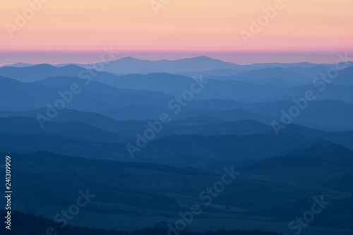 Sunset above the hills © Vadim
