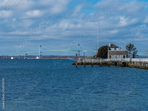 View from scenic Ocean Drive in Newport photo