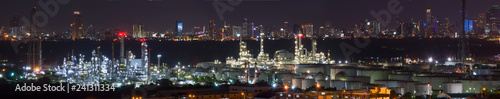 Oil Refinery backdrop City
