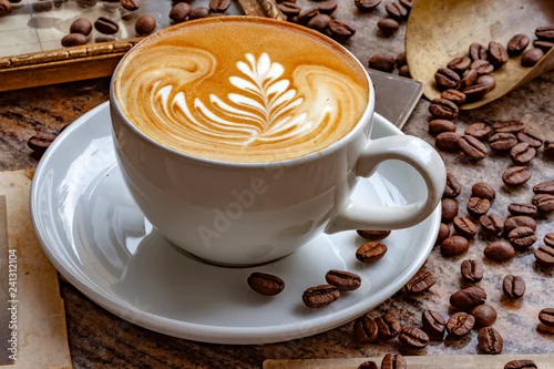 Obraz Kawa latte art