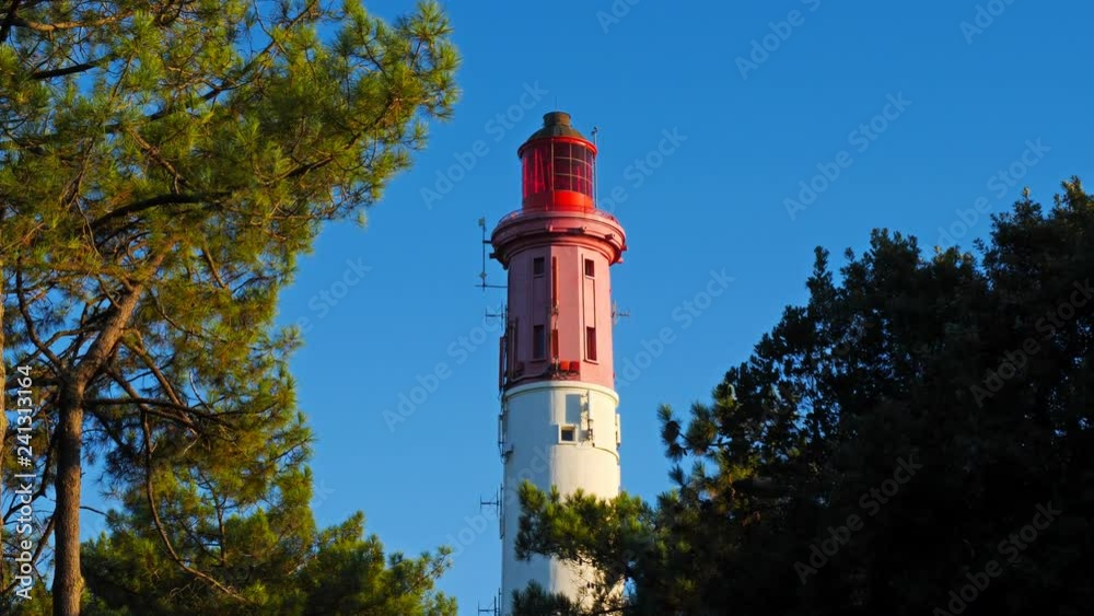 The lighthouse of Cap Ferret, Lège-Cap-Ferret, Arcachon, Gironde, France The lighthouse of Cap Ferret, Lège-Cap-Ferret, Arcachon, Gironde, France