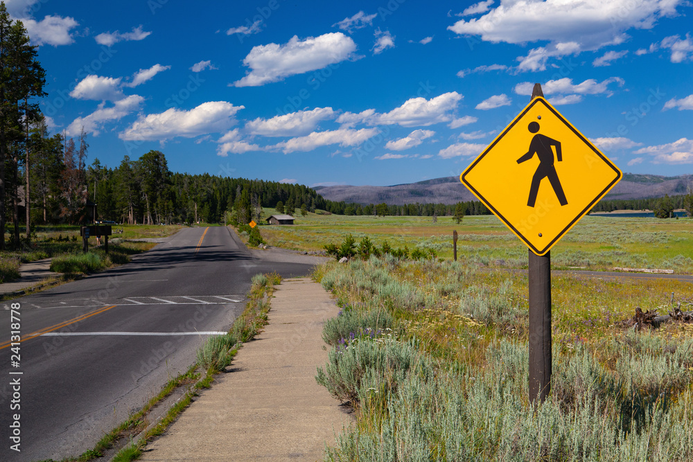 Scenery in Yellowstone National Park, Wyoming, USA. Scenery in Yellowstone National Park, Wyoming, USA.