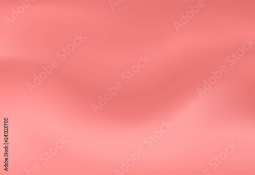 Living coral and peach soft wavy background. Modern wallpaper.