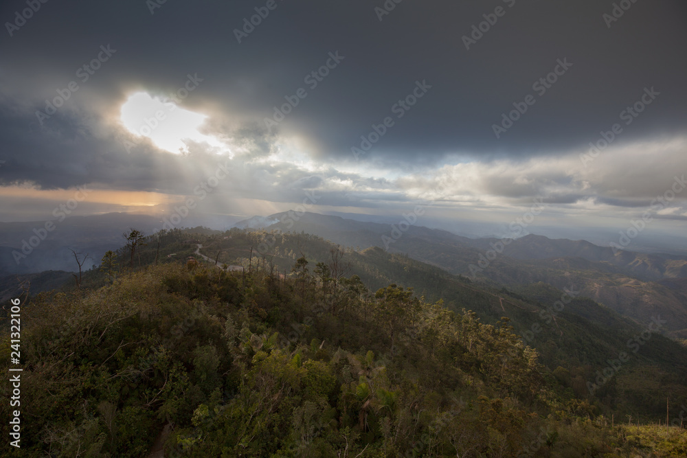 Panorama über Gran Piedra Cuba