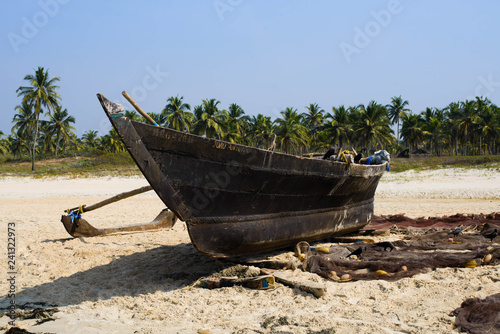 old fishing boat