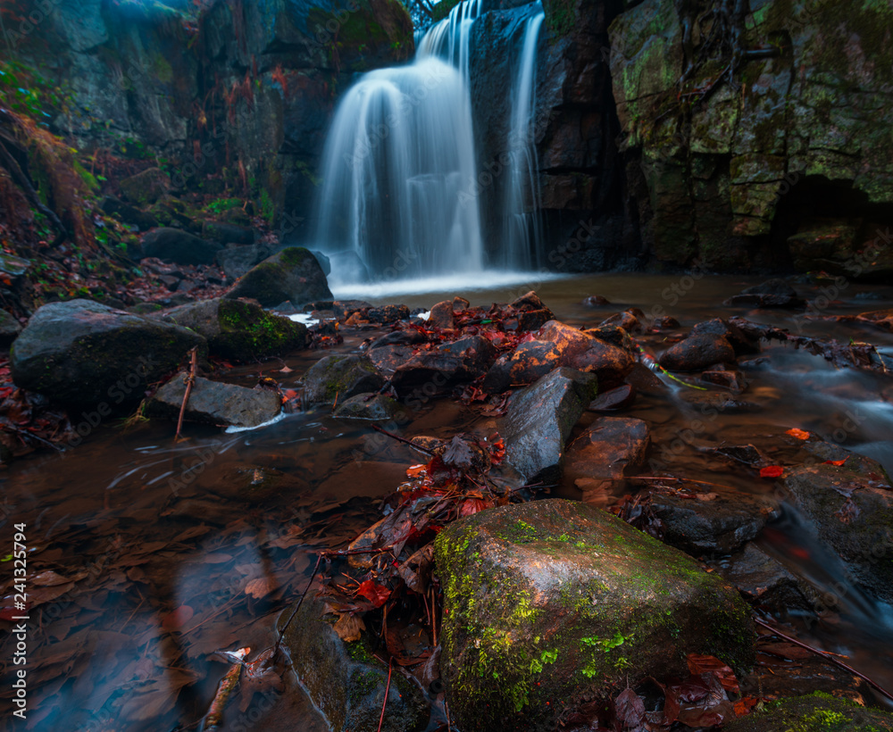 Matlock waterfalls winter