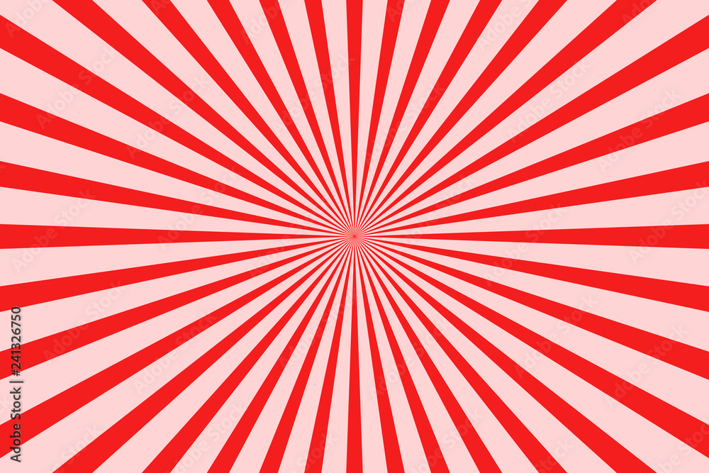 Simple pink background. Stripes in retro pop art style Simple pink background. Stripes in retro pop art style