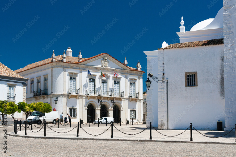 City Council and Cathedral of Faro, Portugal