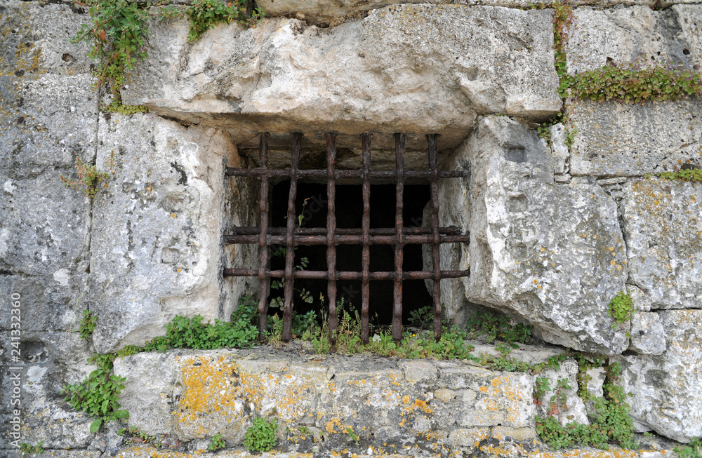 Ancienne prison de la vieille forteresse de la ville de Corfou