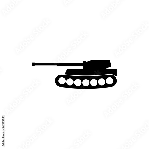 Military tank icon 