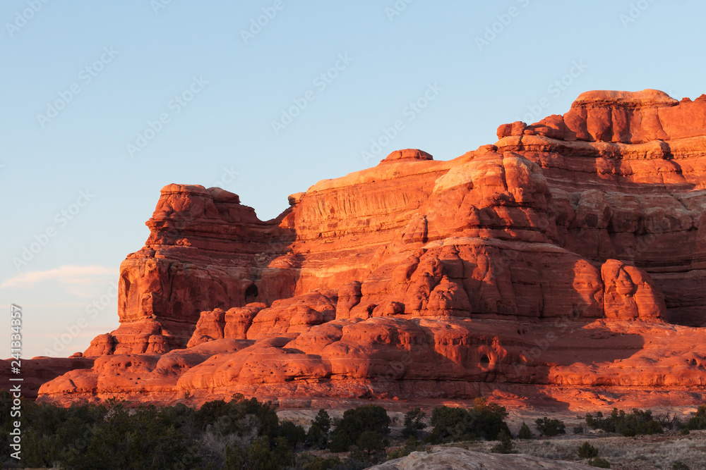 Red Rock Formations Near Canyonlands National Park, Utah.