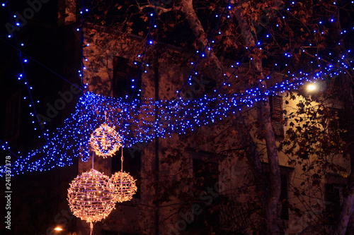 Christmas decoration in Zadar Croatia 2019