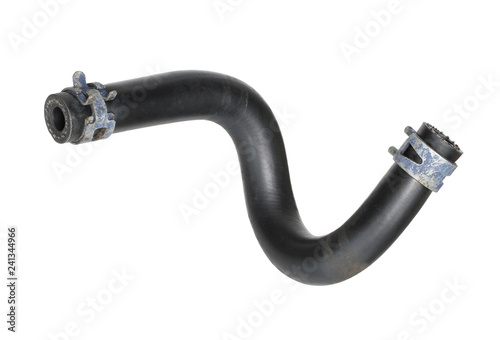Rubber hose (with clipping path) isolated on white background