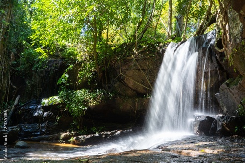beautiful waterfall at Kbal Spean