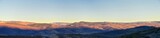 Panoramic Landscape view from Kamas and Samak off Utah Highway 150, view of backside of Mount Timpanogos near Jordanelle Reservoir in the Wasatch back Rocky Mountains, and Cloudscape. America.