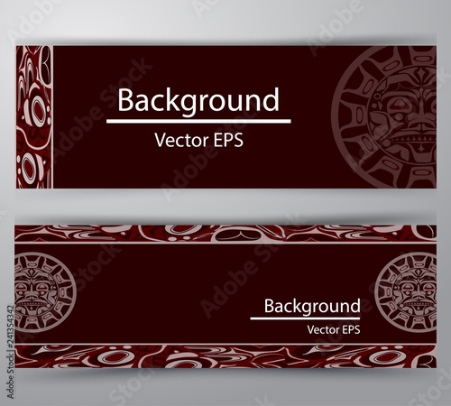 native header invitation Vector