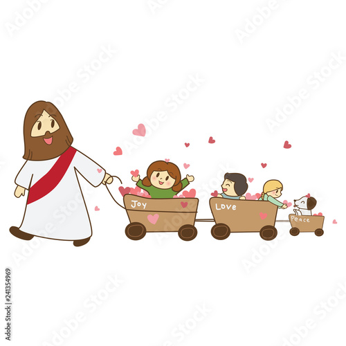 New Year Celebration With Jesus and His Friends