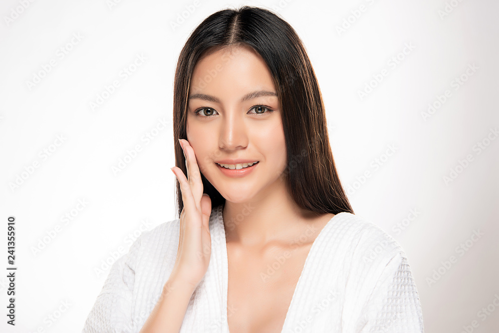 Beautiful Young asian Woman with Clean Fresh Skin Beautiful Young asian Woman with Clean Fresh Skin