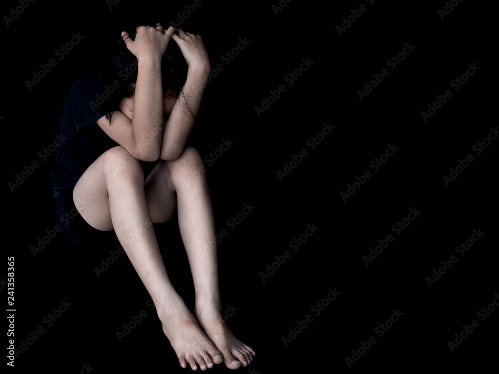 Abused and tortured concept. Human trafficking concept. Stop violence against children. Stop abusing violence. Abused and tortured concept. Human trafficking concept. Stop violence against children. Stop abusing violence.