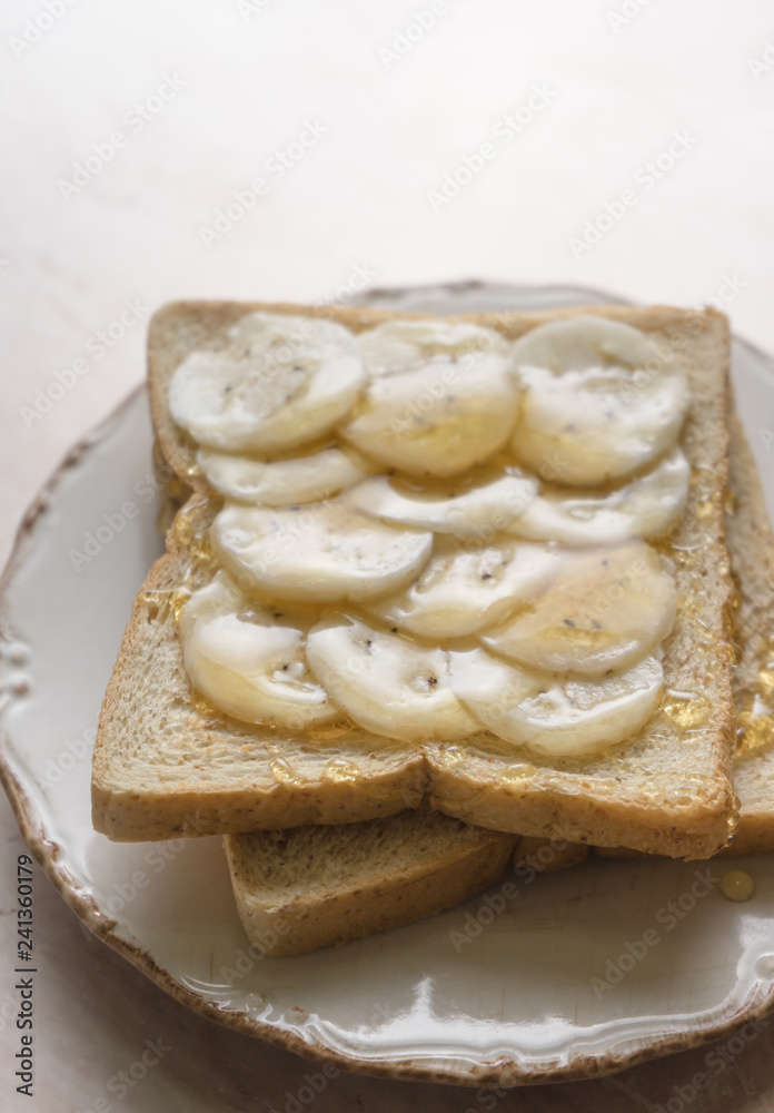 Banana honey bread