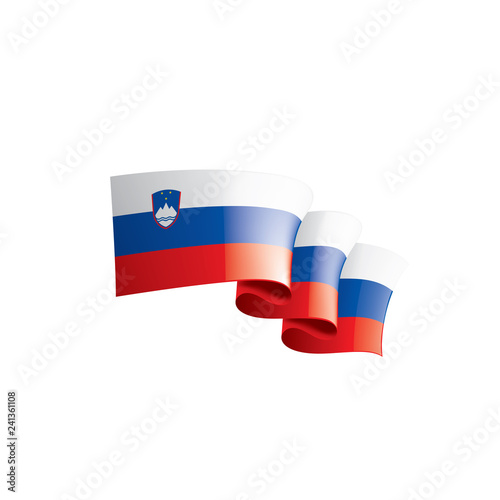 Free Download Slovenia flag, vector illustration on a white background - GFXLoad